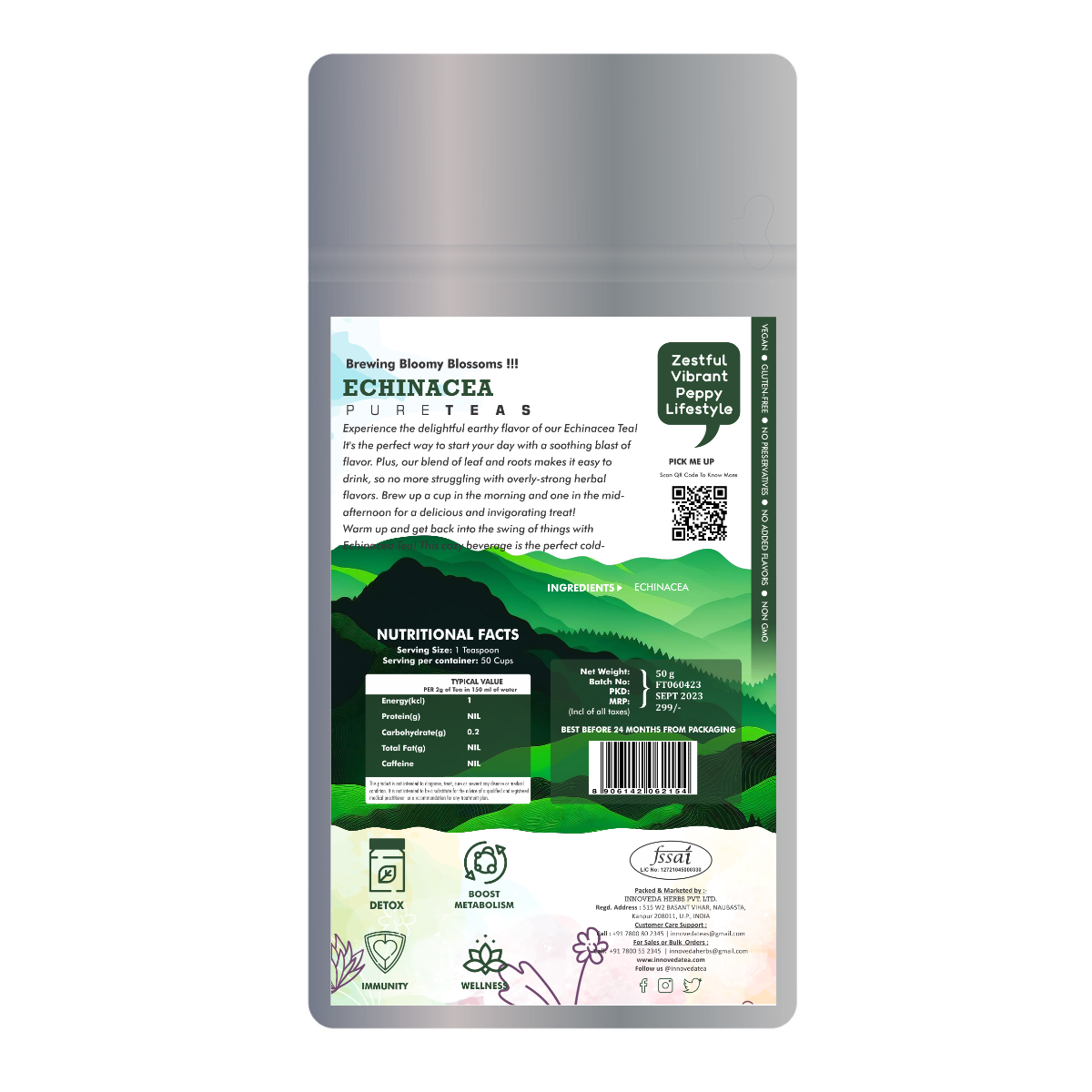 Innoveda Echinacea Tea - 50 gms